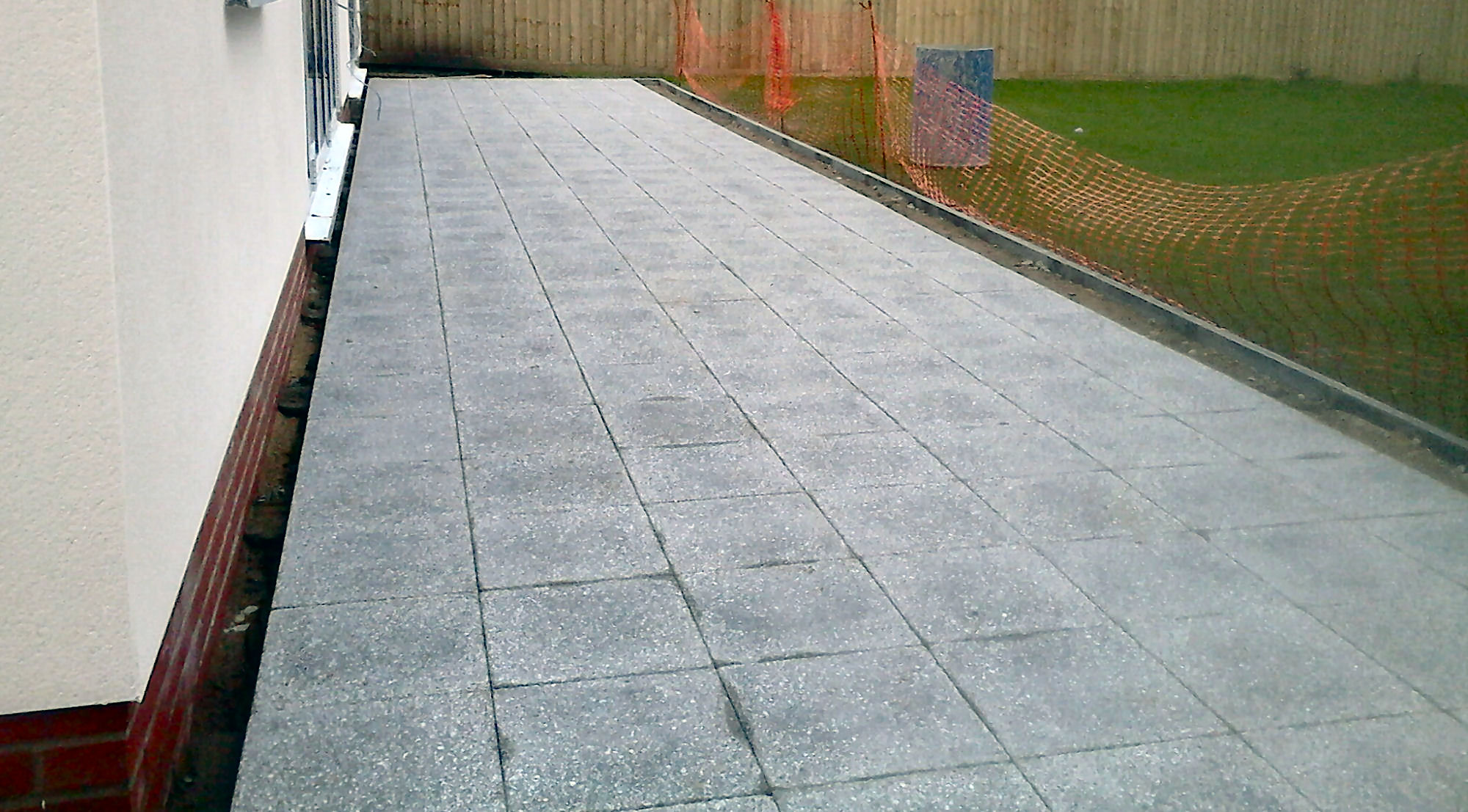 A paving installation angle 1